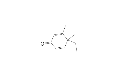 2,5-Cyclohexadien-1-one, 4-ethyl-3,4-dimethyl-