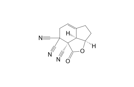 Indeno[1,7-bc]furan-2a,3,3(2H,4H)-tricarbonitrile, 6,7,7a,7b-tetrahydro-2-oxo-, (2a.alpha.,7a.alpha.,7b.alpha.)-