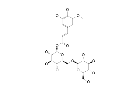 1-(3'',4''-DIHYDROXY-5''-METHOXY)-O-TRANS-CINNAMOYL-GENTIOBIOSE