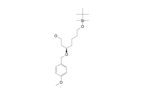 (-)-(R)-7-(TERT.-BUTYLDIMETHYLSILOXY)-3-(PARA-METHOXYBENZYLOXY)-HEPTANOL