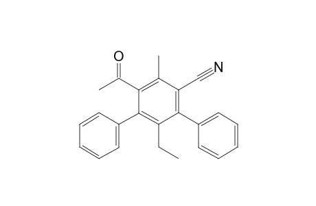 6'-acetyl-2'-ethyl-5'-methyl-[1,1':3',1''-terphenyl]-4'-carbonitrile