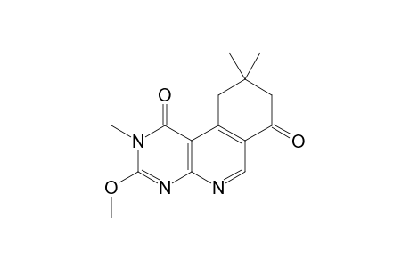 3-METHOXY-2,9,9-TRIMETHYL-9,10-DIHYDRO-2H,8H-PYRIMIDO-[4,5-C]-ISOQUINOLINE-1,7-DIONE