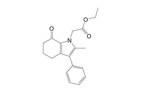 2-METHYL-3-PHENYL-1,4,5,6-TETRAHYDRO-7H-INDOL-7-OXO-1-ACETIC-ACID-ETHYLESTER