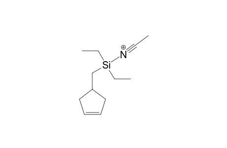 (3-CYCLOPENTENEMETHYLDIETHYLSILYL)-ACETONITRILIUM