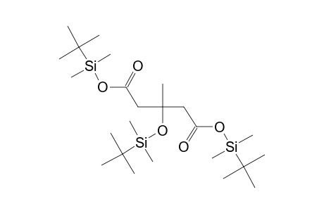 Pentanedioic acid, 3-[(tert-butyldimethylsilyl)oxy]-3-methyl-, bis(tert-butyldimethylsilyl) ester