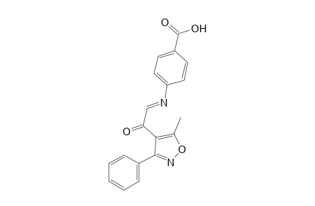 p-{[(5-methyl-3-phenyl-4-isoxazolyl)oxoethylidene]amino}benzoic acid