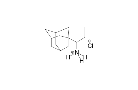 tricyclo[3.3.1.1~3,7~]decane-1-methanaminium, alpha-ethyl-, chloride