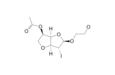 #3BE;(3R,3AR,5R,6R,6AS)-5-(2-HYDROXYETHOXY)-6-IODO-HEXAHYDROFURO-[3,2-B]-FURAN-3-YL-ACETATE;2-HYDROXYETHYL-3,6-ANHYDRO-2-DEOXY-2-IODO-BETA-D-ARABINOHEXOFURANOS