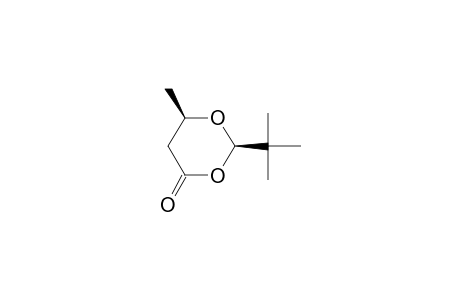 (2R,6R)-2-tert-butyl-6-methyl-1,3-dioxan-4-one