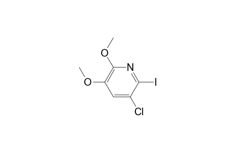 3-Chloro-2-iodo-5,6-dimethoxypyridine