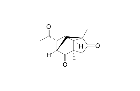 (1S,3R,6R,7S,9R)-9-Acetyl-3,6-dimethyltricyclo[4.3.1.0(3,7)]decane-2,5-dione