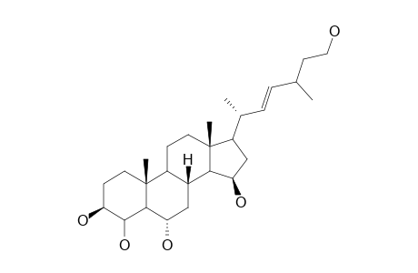 CERTONARDOSTEROL-L;24-METHYL-5-ALPHA-CHOLEST-22-ENE-3-BETA,4,6-ALPHA,15-BETA,26-PENTOL