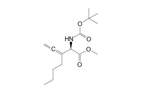 (R)-2-tert-Butoxycarbonylamino-3-vinylidene-heptanoic acid methyl ester