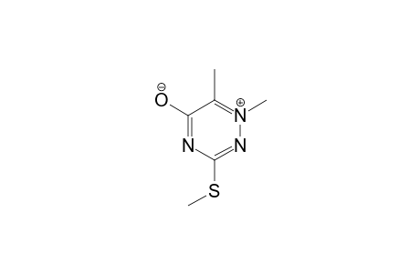 1,6-DIMETHYL-3-METHYLTHIO-1,2,4-TRIAZINIUM-5-OATE