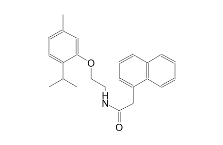 Acetamide, N-[2-(2-isopropyl-5-methylphenoxy)ethyl]-2-(naphthalen-1-yl)-