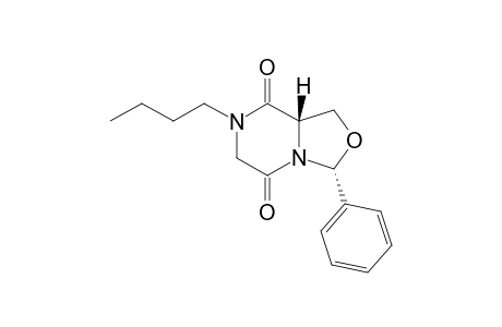 (3R,8aS)-7-butyl-3-phenyl-1,3,6,8a-tetrahydro-[1,3]oxazolo[3,4-a]pyrazine-5,8-dione