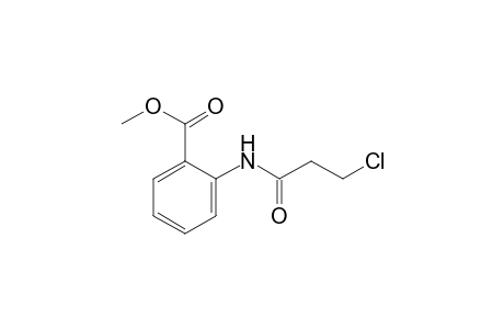 N-(3-chloropropionyl)anthranilic acid, methyl ester