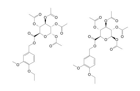 3-METHOXY-4-ETHOXYBENZYL-(1,2,3,4-TETRA-O-ACETYL)-D-GLUCURONATE