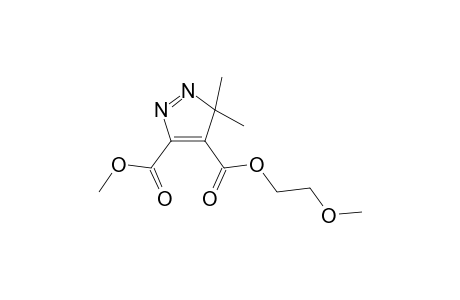 4-O-(2-methoxyethyl) 3-O-methyl 5,5-dimethylpyrazole-3,4-dicarboxylate