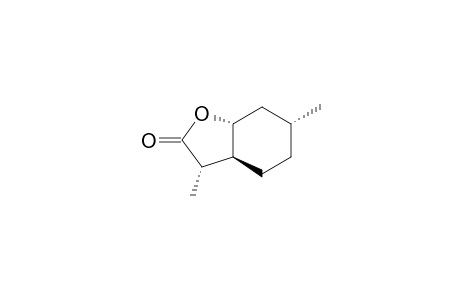 (3S,3aS,6R,7[a]R)-Perhydro-3,6-dimethyl-benzo-[b]-furan-2-one