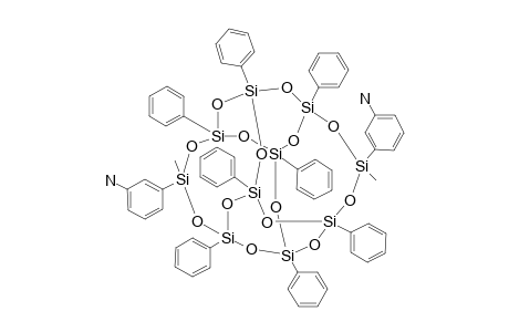 (TRANS)-DDSQ(M-AP)(ME);(TRANS)-[(META-AMINOPHENYL)-METHYLSILYL]-BRIDGED-PHENYL(8)-DOUBLE-DECKER-SILSESQUIOXANE