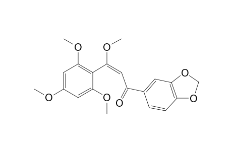 2,4,6,BETA-TETRAMETHOXY-3',4'-METHYLENEDIOXY-CHALCONE