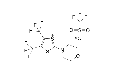 2-Morpholino-4,5-bis(trifluoromethyl )-1,3-dithiolium-trifluoromethanesulfonate