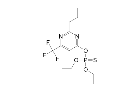 Phosphorothioic acid, O,O-diethyl-O-[2-propyl-6-trifluoromethyl)-4-pyrimidinyl] ester