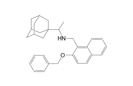 1-(1-adamantyl)-N-[(2-benzyloxy-1-naphthyl)methyl]ethanamine