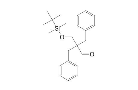 2,2-DIBENZYL-3-[(TERT.-BUTYLDIMETHYLSILYL)-OXY]-PROPANAL