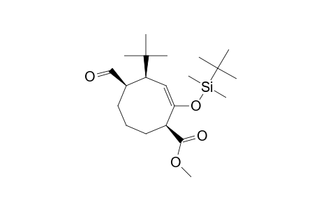 (1-R*,4-R*,5-S*)-4-TERT.-BUTYL-2-(TERT.-BUTYLDIMETHYLSILOXY)-5-FORMYLCYCLOOCT-2-ENECARBOXYLIC_ACID_METHYLESTER