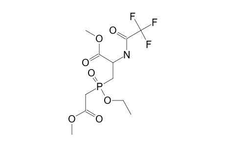 3-[ETHOXY-(METHOXYCARBONYLMETHYL)-PHOSPHORYL]-N-(TRIFLUOROACETYL)-ALANINE-METHYLESTER