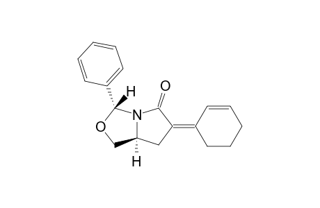 [3R-(CIS,6Z)]-6-(CYCLOHEX-2-ENYLIDENE)-3-PHENYL-3H,5H-TETRAHYDROPYRROLO-[1,2-C]-OXAZOL-5-ONE