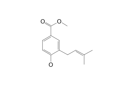 METHYL-4-HYDROXY-3-(3-METHYL-2-BUTENYL)-BENZOATE