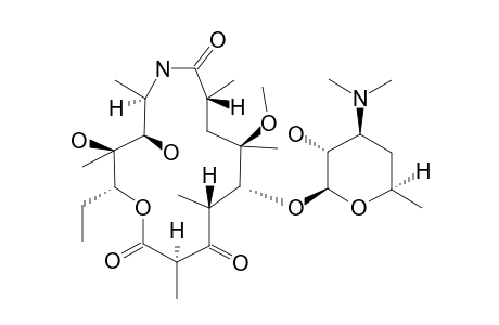 6-O-METHYL3-OXO-9A-AZA-9A-HOMOERYTHROMYCIN_A