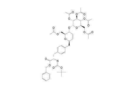 (N(ALPHA)-(TERT.-BUTOXYCARBONYL)-C-[(2',3',4',6'-TETRA-O-ACETYL-ALPHA-D-GLUCOPYRANOSYL)-(1'->4)-(6-O-ACETYL-2,3-DIDEOXY-BETA-D-ERYTHRO-HEX-2-ENOPYRANOSYL)]-L-T