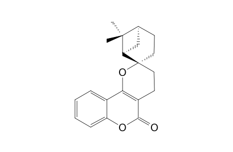 (2R,1'S,5'S)-3,4-DIHYDRO-6,6'-DIMETHYLSPIRO-[2H,5H-PYRANO-[3,2-C]-[1]-BENZOPYRAN2,2'-BICYClO-[3.1.1]-HEPTANE]-5-ONE