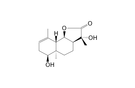 1-O-DEACETYL-11-O-DEANGELOYLISOSILEROLIDE FROM LASERPITIUM SILER