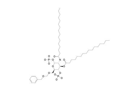 3-O-PALMITOYL-6-O-(BENZYLOXY-METHYL)-2-DEOXY-2-PALMITAMIDO-ALPHA-D-GLUCOPYRANOSE-1,4-DIPHOSPHONATE