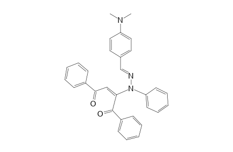 benzaldehyde,4-(dimethylamino)-,(1-benzoyl-3-oxo-3-phenyl-1-propenyl)phenylhydrazone