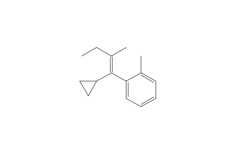 (E)-1-Cyclopropyl-2-methyl-1-(2-methylphenyl)-1-butene