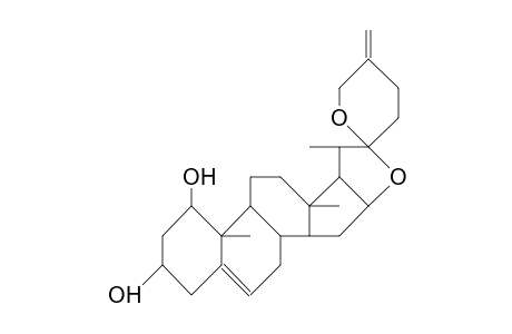 Spirost-5,25(27)-dien-1.beta.,3.beta.-diol