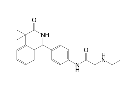 4'-(4,4-dimethyl-3-oxo-1,2,3,4-tetrahydro-1-isoquinolyl)-2-(ethylamino)acetanilide