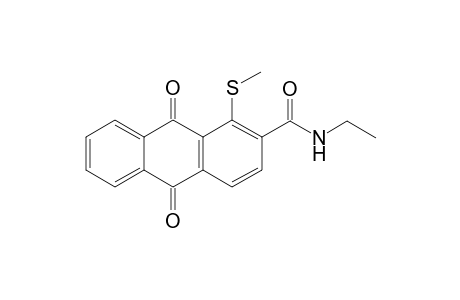 N-ethyl-1-(methylthio)-9,10-dioxo-2-anthracenecarboxamide