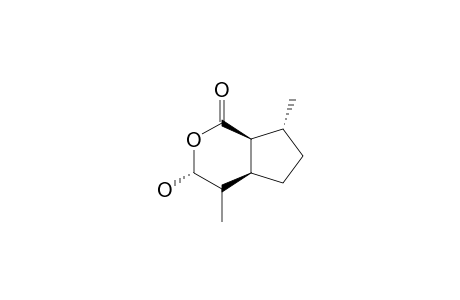 NEPETIC-ACID;3-ALPHA-HYDROXY-4A-ALPHA,7-ALPHA,7A-ALPHA-DIHYDRONEPETALACTONE