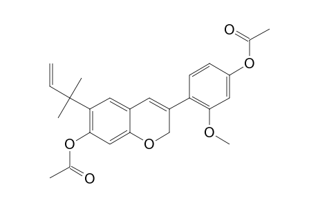 7,4'-DIACETOXY-2'-METHOXY-6-(1'',1''-DIMETHYLALLYL)-ISOFLAV-3-ENE