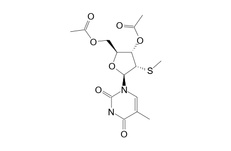 [3',5']-DI-O-ACETYL-2'-DEOXY-2'-METHYLTHIO-5-METHYLURIDINE