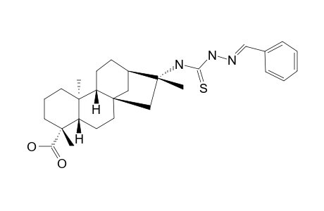 N1-(E)-PHENYL-N4-(ENT-KAUREN-16-BETA-METHYL-19-OIC-ACID)-THIOSEMICARBAZONE