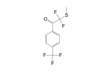 4'-TRIFLUOROMETHYL-ALPHA,ALPHA-DIFLUORO-ALPHA-(METHYLTHIO)-ACETOPHENONE