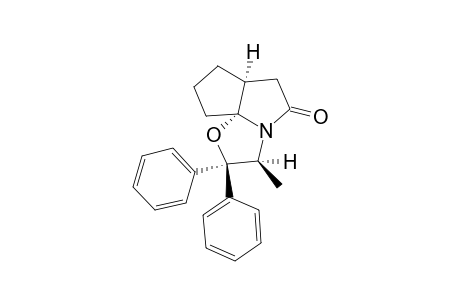 (4S,8R,11S)-(-)-11-METHYL-10,10-DIPHENYL-9-OXA-1-AZABICYCLO-[6.3.0.0(4.8)]-UNDECAN-2-ONE